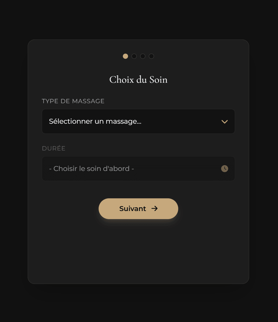 Choix de la prestation